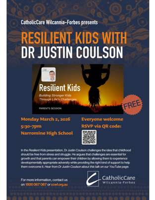 Resilient kids with Dr Justin Coulson